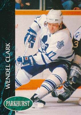 1992-93 Parkhurst #179 WENDEL CLARK - Toronto Maple Leafs
