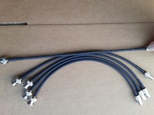 5 Pack US MADE 3 FT BELDEN RG-58 BNC Male to BNC Female 50 ohm Coax Cable