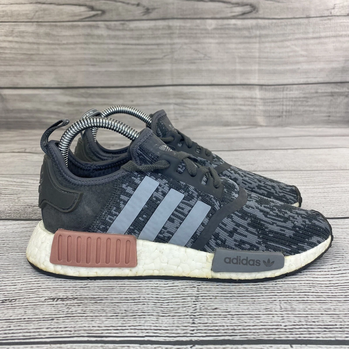 adidas NMD_R1 Heather Grey Raw Pink W for sale | eBay