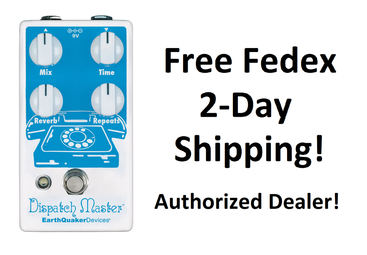 New Earthquaker Devices Dispatch Master V3 Delay Reverb New Earthquaker Devices Dispatch Master V3 Delay Reverb