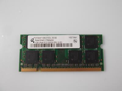 RAM Speicher SODIMM 1 GB PC2-5300S QIMONDA HYS64T128021EDL Original #4