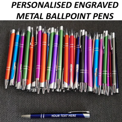 250/500 Personalised Engraved Metal Pens Wholesale Promotional Pen business card
