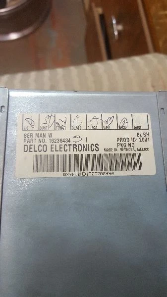 AUDIO EQUIPMENT AM-MONO-FM-STEREO-CASSETTE FITS 97-03 CENTURY 66922 - Image 2 of 2