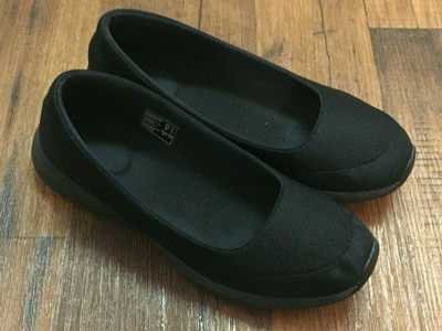 women's slip resistant black dress shoes