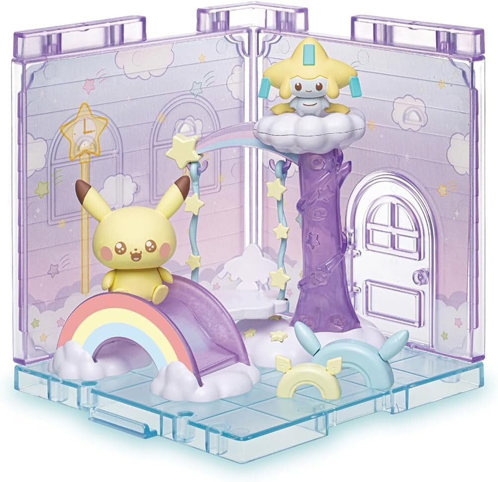 ぽぽ pokemon Pokepeace House Starzora Park Pikachu & Jirachi TAKARATOMY