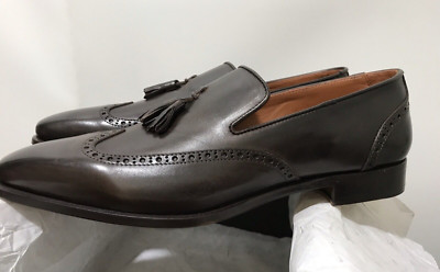 Stefano Branchini Luxury tassel loafers, 42.5/9.5US~10.5US NWT$1495 Big Sale!
