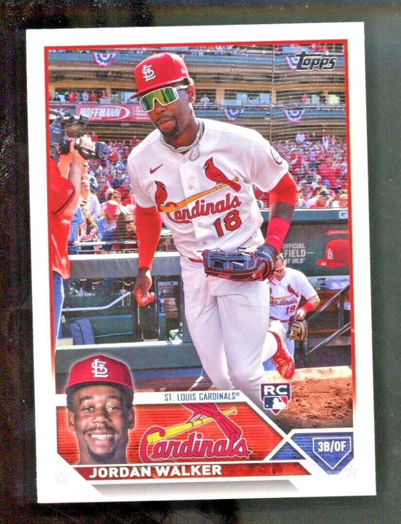 2023 Topps JORDAN WALKER RC Rookie IMAGE VARIATION #344 RC CARDINALS SP