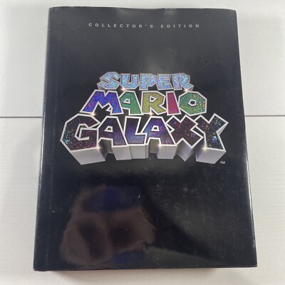 Super Mario Galaxy Collector s Edition Strategy Guide Video Game Book Hardcover