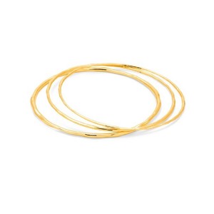 delicate gold bangles
