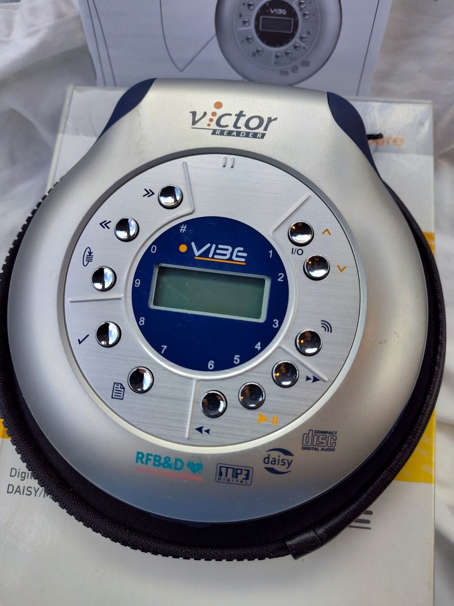 Victor Reader Portable MP3/CD Player DMP206A - Box And Case