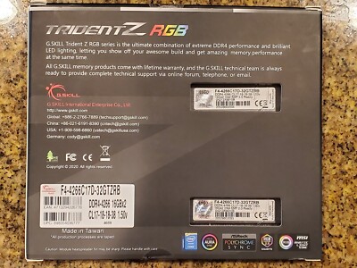 gkd G.SKILL TridentZ RGB 16GB (2x8GB) 4133 MHz (CL17) *B-DIE* DDR4 (17