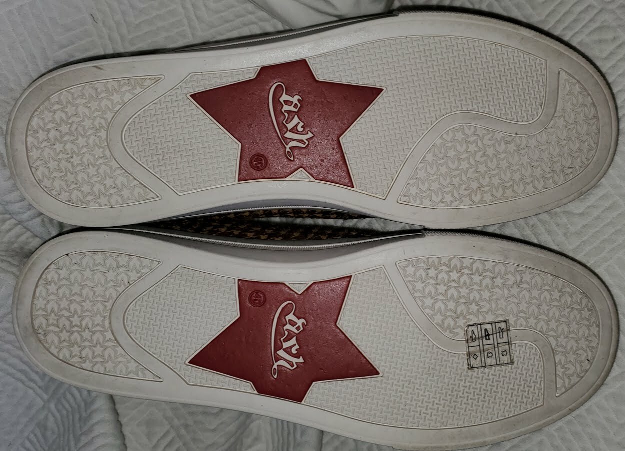 ASH Jam Size 40 US 9 PLATFORM SlipOn SNEAKERS Pony Hair Black~Brown Houndstooth