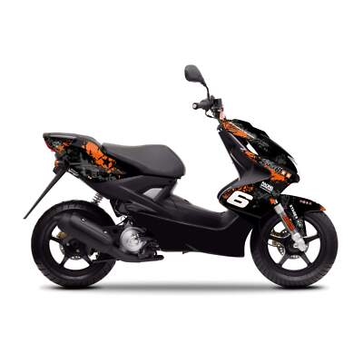 Stage6 Grafik Kit Orange/Schwarz für Yamaha 50 AEROX NAKED 2004-2007