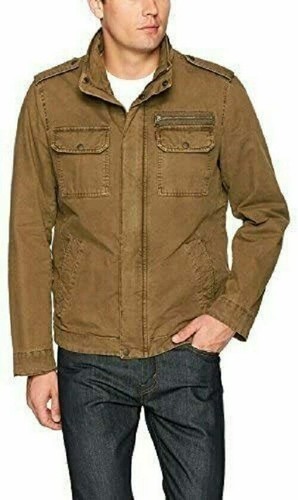 POCKET SHERPA MILITARY JACKET, KHAKI | eBay