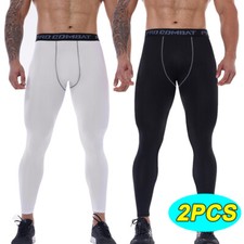 Man's Compression Base Thermal Layer-Workout Leggings Gym Sports Training Pants