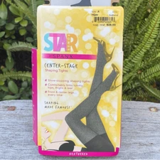 NWT Star Power by SPANX Shaping Tights Heathered Brown Size A. Slimming