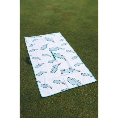 Bolt Golf Towel Premium Golf Accessories Diagonal FreshGrip Logo Golfer Gift - Picture 2 of 5