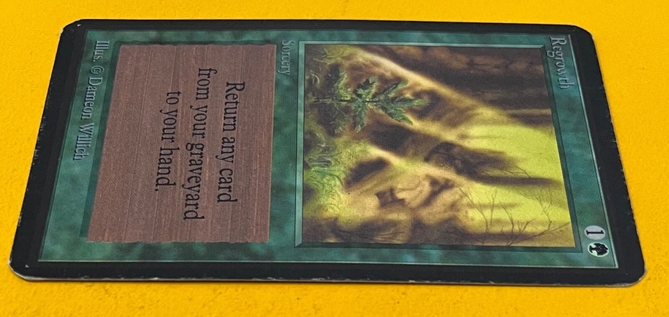 MTG REGROWTH Alpha (OldManMTG 008-184) - Image 4 of 4