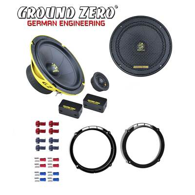 Ground Zero Auto SPL Lautsprecher System 16,5cm für Seat Ibiza 2002-2008