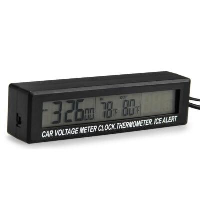 Digital display Car color electronic clock Monitor Car Clock Battery