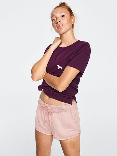 VICTORIA'S SECRET PINK HIGH WAIST TERRY 