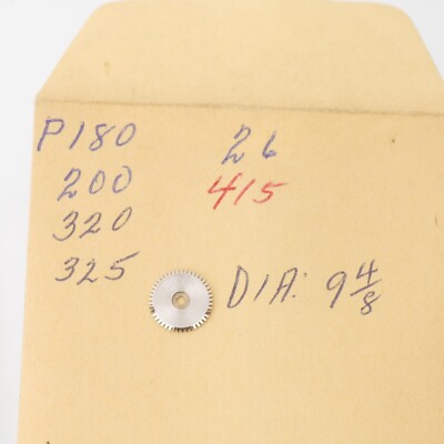 NOS Peseux Cal 180, 200, 320 Ratchet Wheel Watch Part (1) New Old Stock (C14D21)