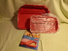 Tupperware Flip and Shake in Sonderfarbe rot + Rezeptheft