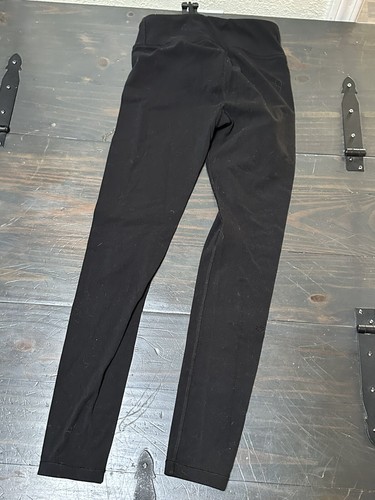 Athleta Girl High Rise Chit Chat Shine Tight Black Size Large/12 - Picture 4 of 5
