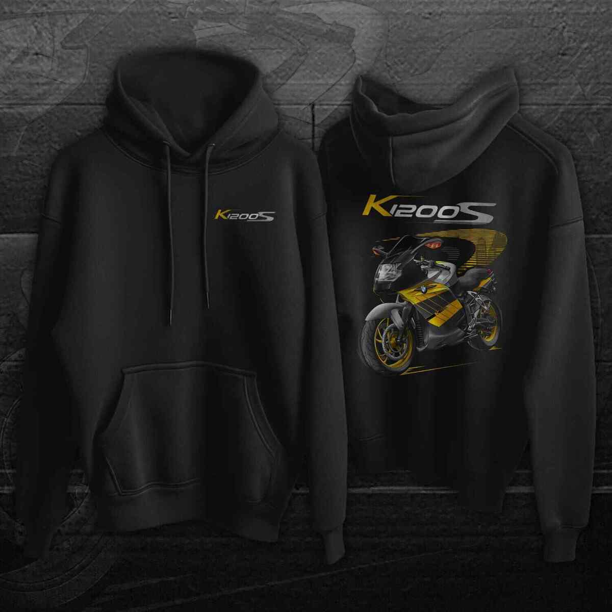 Classic Style in Black KTM Motorcycle Pullover Hoodie Classic Style in Black KTM Motorcycle Pullover Hoodie