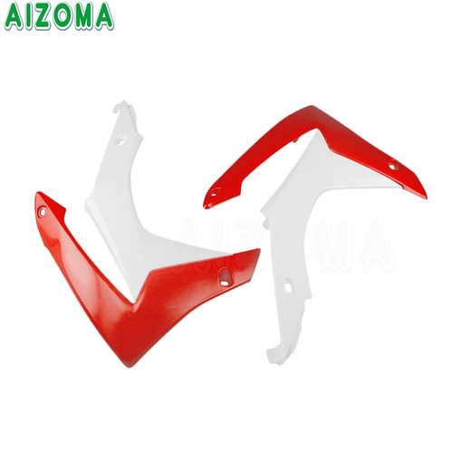 Dirt Bike Radiator Shrouds Side Panels Covers For Honda CRF250R CRF450R 13-16 - Picture 4 of 9