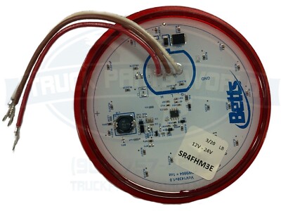 Led Trailer Fender Marker Lights Betts 4-LED Red Clearance Marker Light - DOT/SAE For Truck & Trailer (SR4FH453E) 4 In Round Led Trailer Lights - Foto 14