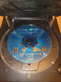 SEGA Dreamcast Sports Edition Console W/ NBA2k & Star wars Jedi Battle-No Cords