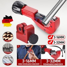 2tlg ROHR-ABSCHNEIDER SCHNEIDER TENNEN BREMSLEITUNG KUPFER ALU 3-32 mm & 3-16 mm