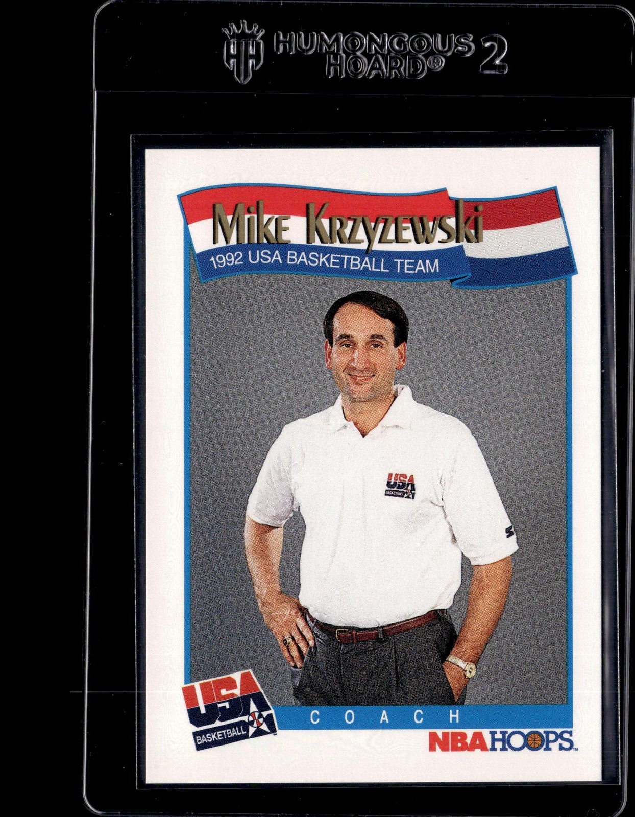1991-92 Hoops #588 Mike Krzyzewski RC
