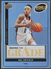 KK Arnold 2025 Upper Deck World of Sports Volume 1 Making the Grade MTG-KA UCONN