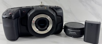 Blackmagic Design Pocket Cinema Camera 4K - LCD LINES - With AEF-MFT Adapter