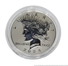 2024 S San Francisco Peace 999 Fine Silver $1 Dollar Reverse Proof US Coin