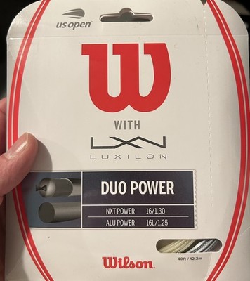 Wilson Duo Power (NXT Power + Alu Power) Saitenset (für 2 Schläger)