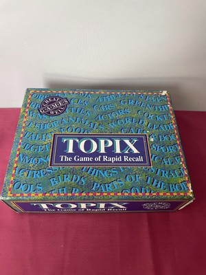 VINTAGE 1992 TOPIX RIOTOUS GAME OF RAPID RECALL COMPLETE LOVELY CHEATWELL GAMES