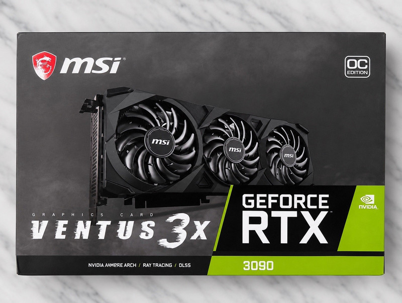 MSI GeForce RTX 3090 Ventus 3X OC 24GB GDDR6X Graphics Card w/ Box