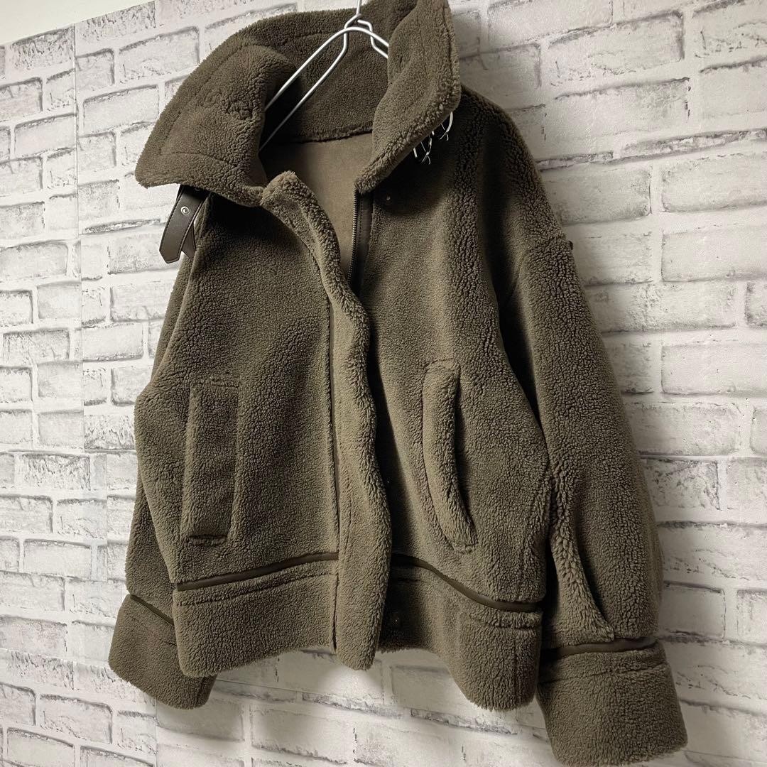 Excellent condition SNIDEL bomber jacket boa jack… - image 3