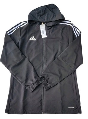 Adidas Men's Tiro 21 Track Jacket  Aeroready Black/White Small Hooded GP4967