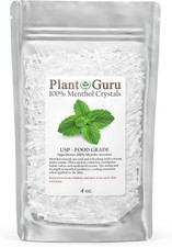 Menthol Crystals 4 oz. Mentha Arvensis 100 Pure Natural USP Food Grade