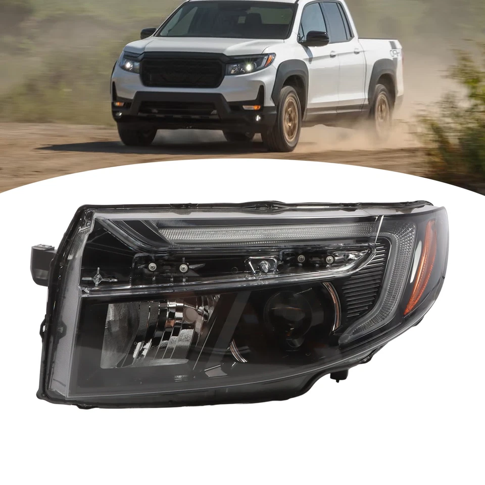 Left Driver Side LED Headlight HeadLamp For 2021-2025 Honda Ridgeline Passport Foto 2 de 4