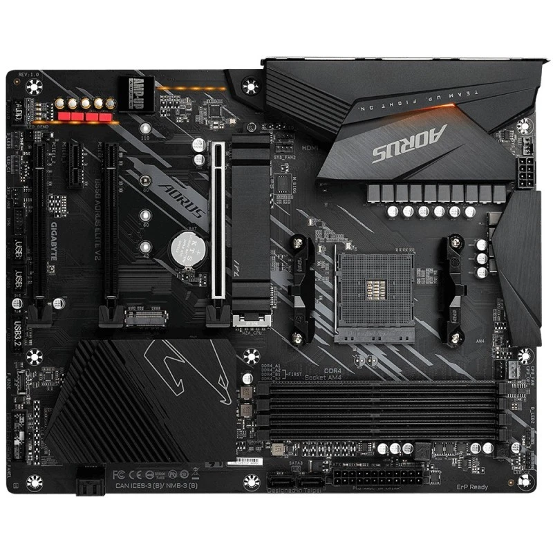 Gigabyte B550 AORUS ELITE V2 scheda madre AMD B550 Presa AM4 ATX - Immagine 2 di 4