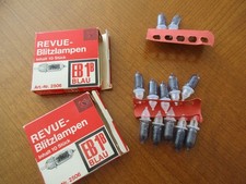 12 Revue Blitzlampen EB 1B blau