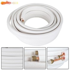 Install Kit For Mini Split Heat Pump Systems 50FT 1/4"-3/8" Dia Connection Pipe