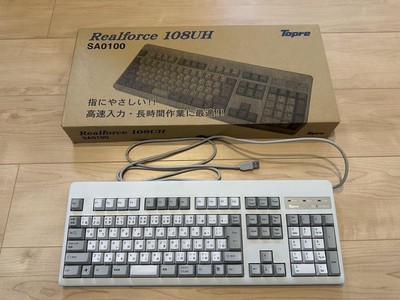shaq2324☆Topre REALFORCE 108UH SA0100 Topre Wired Keyboard REALFORCE 108UH SA0100 Capacitive Non-Contact