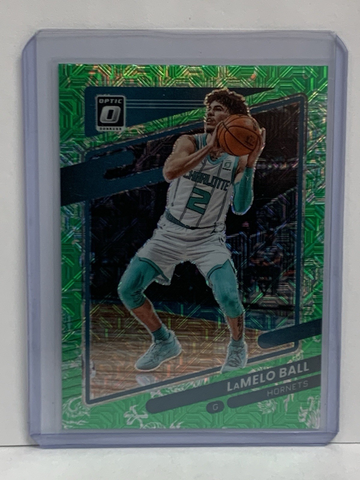 2021-22 Panini Donruss Optic #26 LaMelo Ball Dragon Choice Charlottes Hornets SP