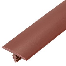 t Rubber Trim Molding, 63/64 Inch x 10 ft Edge Banding Trims, Red Brown